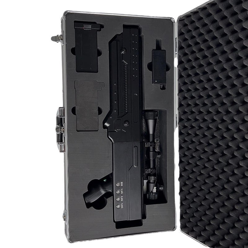  栖霞手持便携式枪型低空防御反制四通道B型