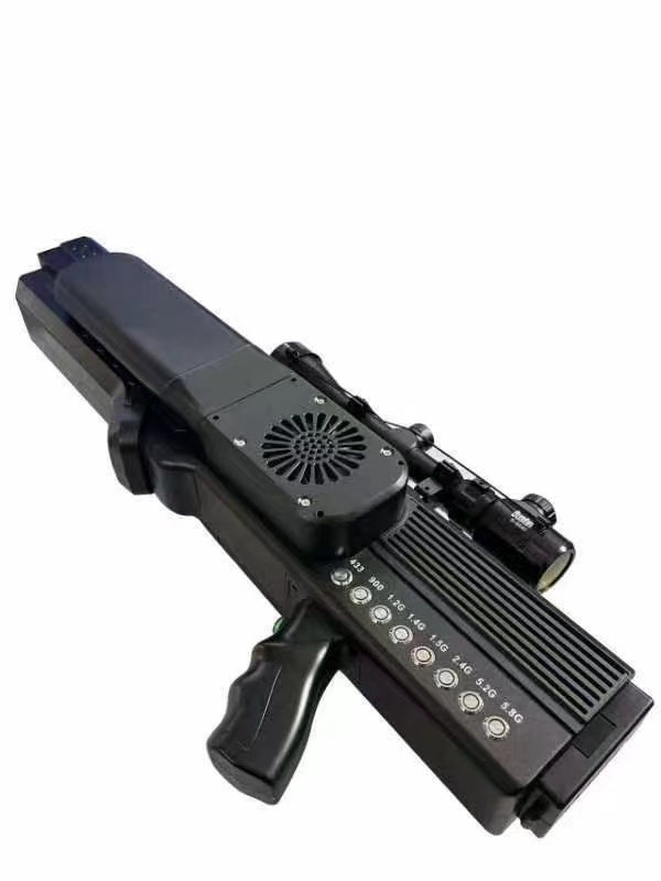  栖霞手持便携式枪型低空防御反制八通道